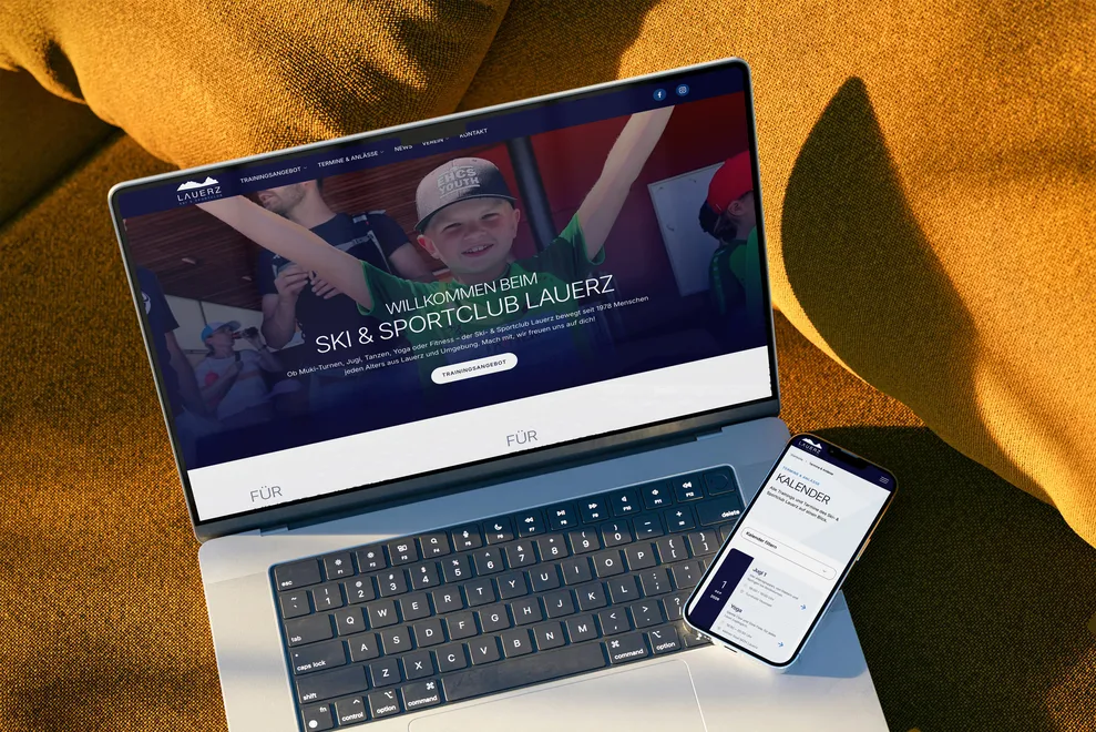 Neue Website: übersichtlich, aktuell und nah am Verein